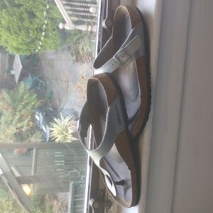 Birkenstock Giza silver size 40